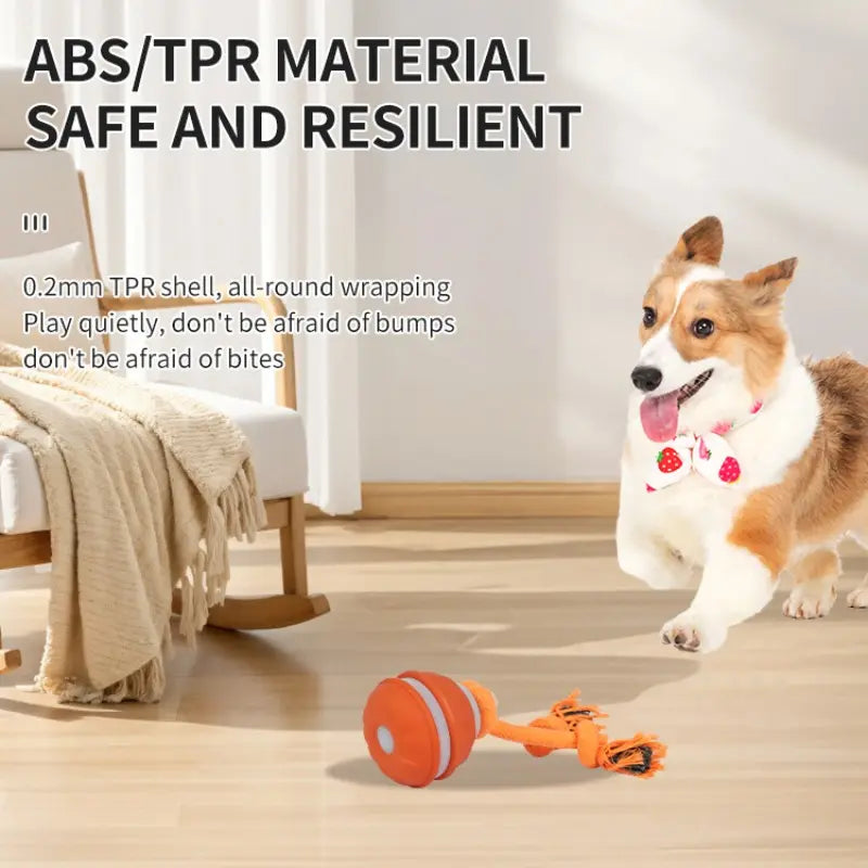 Elevate Your Dog's Playtime with the Smart Rolling Ball Toy - Fun, Stimulation & Boredom Relief!