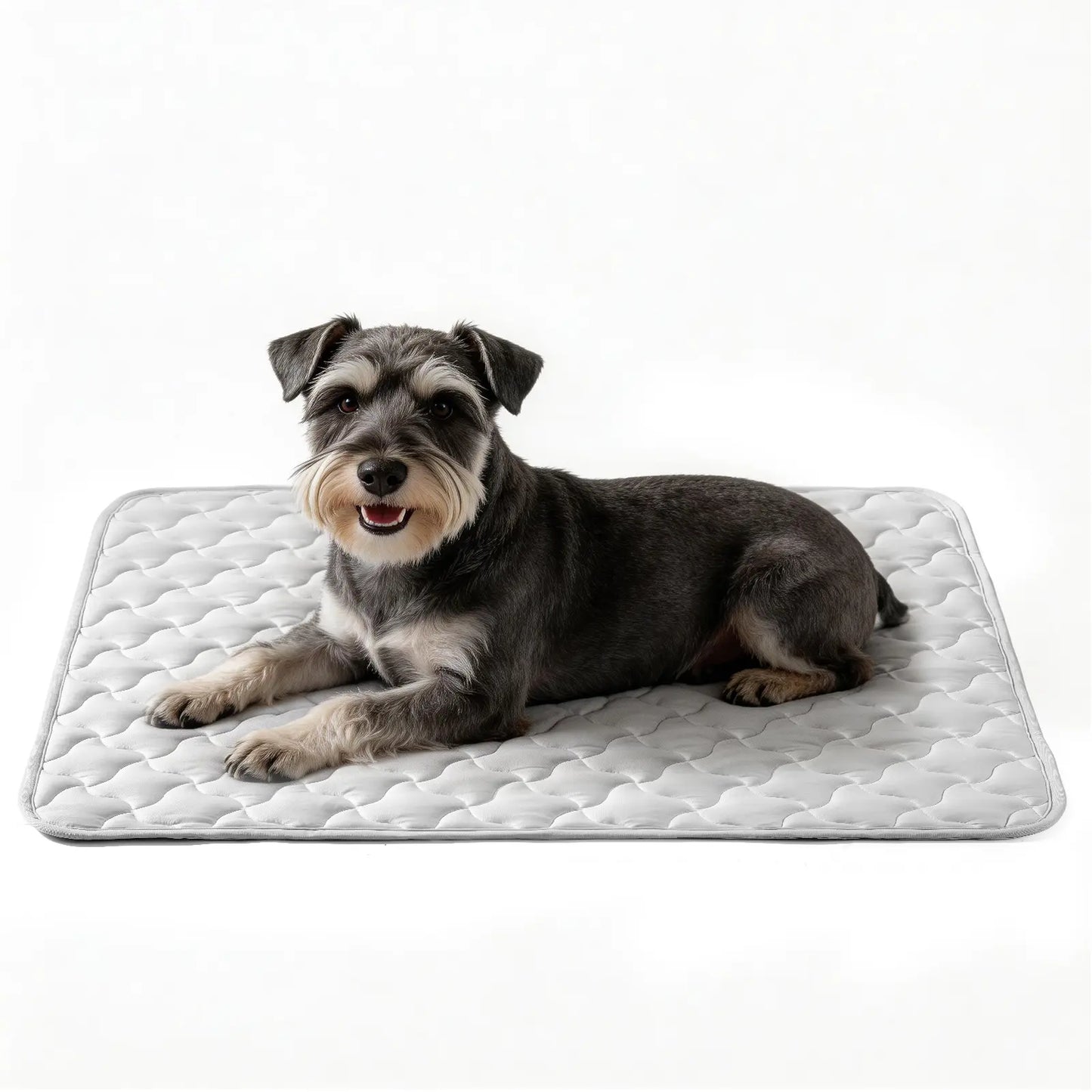 MIXJOY Chill Mat for Dogs & Cats - Q-Max>0.5 Cooling Comfort, Machine Washable, Anti-Slip, Perfect for Indoor/Outdoor Travel - Blue