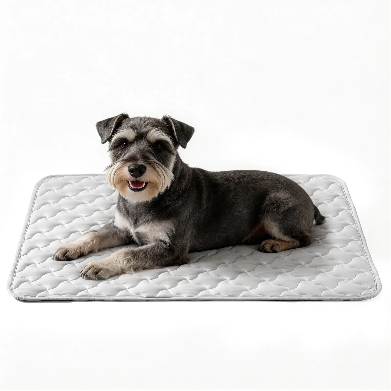MIXJOY Chill Mat for Dogs & Cats - Q-Max>0.5 Cooling Comfort, Machine Washable, Anti-Slip, Perfect for Indoor/Outdoor Travel - Blue