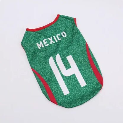 Adorable Pet Soccer Jersey - Stylish Game Day Outfit for Small & Medium Dogs and Cats
