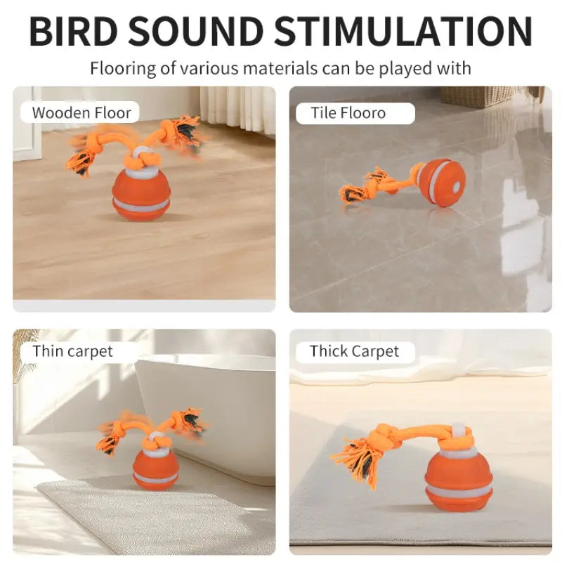 Elevate Your Dog's Playtime with the Smart Rolling Ball Toy - Fun, Stimulation & Boredom Relief!