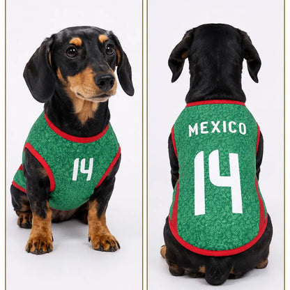 Adorable Pet Soccer Jersey - Stylish Game Day Outfit for Small & Medium Dogs and Cats