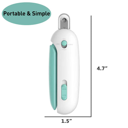Cat Nail Clipper | Cat Nail Trimmer with Clipping Debris Storage, Adjustable Sizes, Hidden Nail File, round Hole Blade for Injury-Free Grooming Tool for Pets