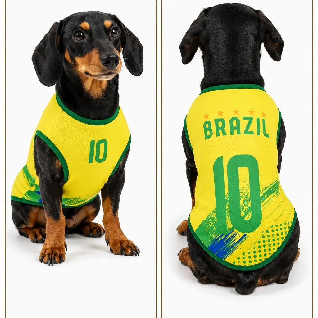 Adorable Pet Soccer Jersey - Stylish Game Day Outfit for Small & Medium Dogs and Cats